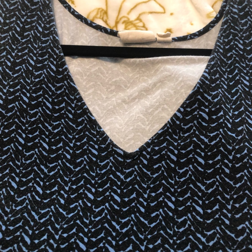Truth + Style Blue  and Black Hi -Low Sleeveless Dress GUC - Picture 4 of 8